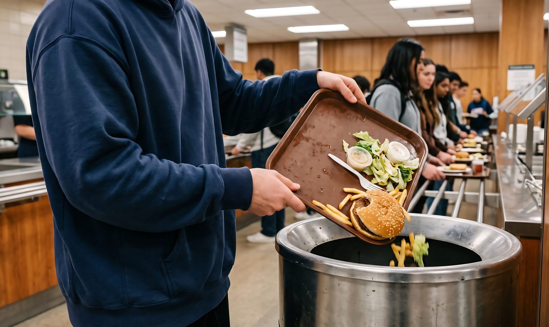 How much food is wasted in schools, and what can we do about it?